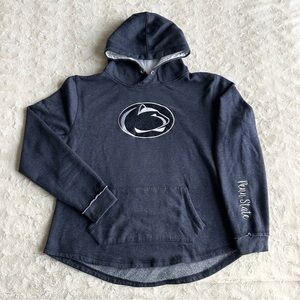 Penn State Hoodie Sweatshirt Womens XL Navy Blue Spell Out Nittany Lions PSU